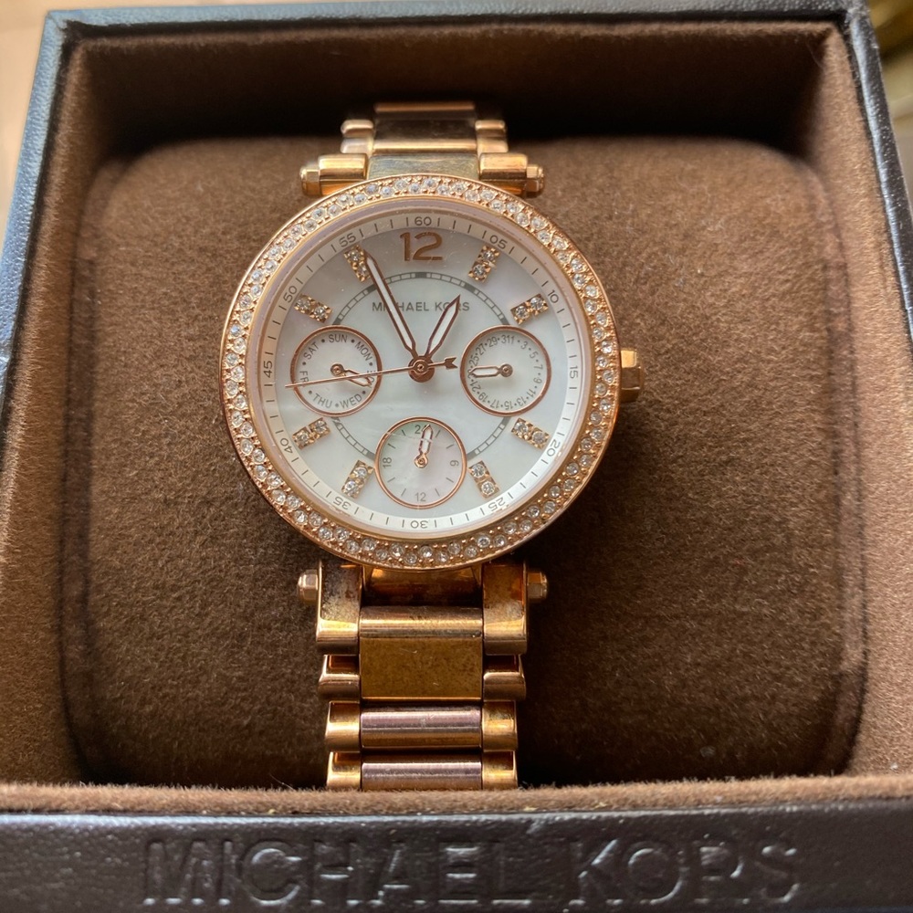 Michael Kors watch rose gold